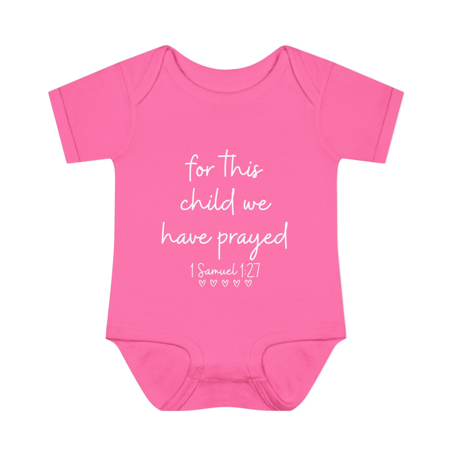 For This Child We Have Prayed Onesie