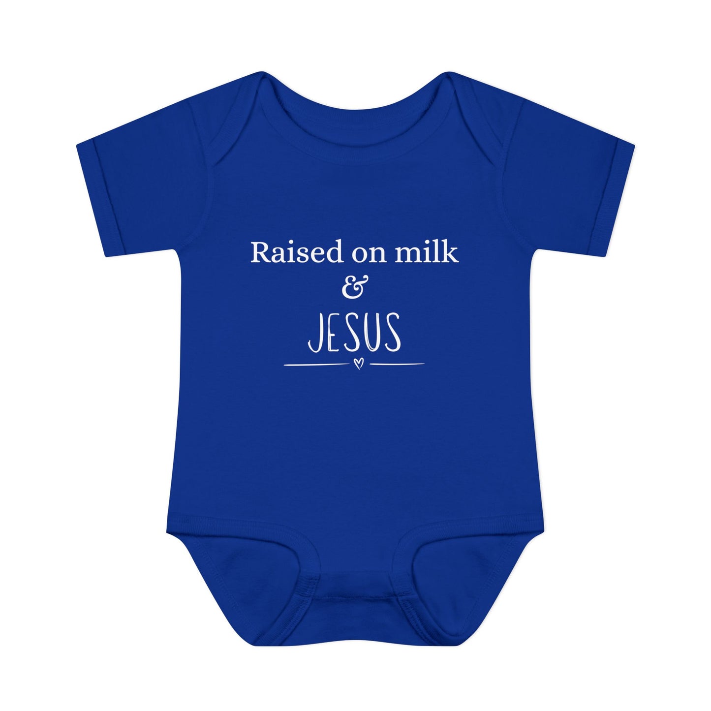 Raised on Milk & Jesus Onesie