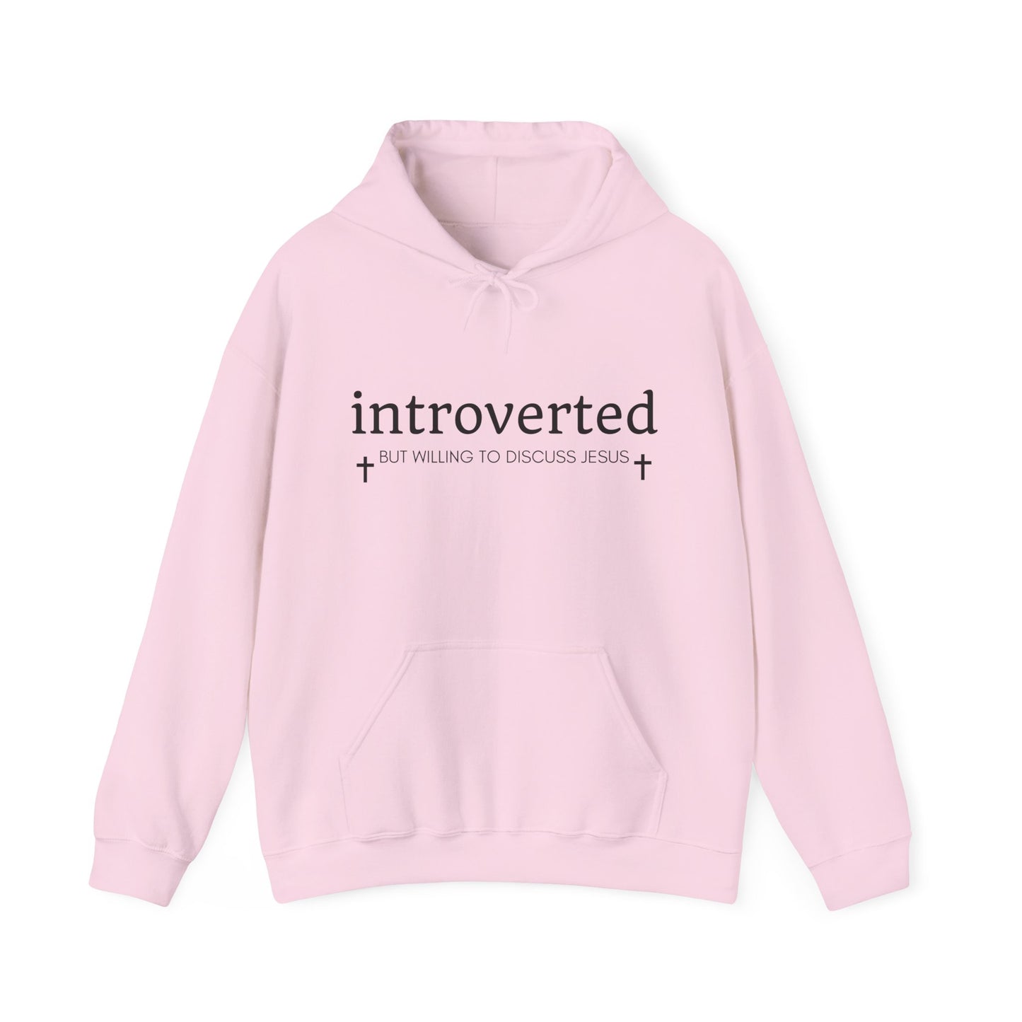 Introverted but Willing to Discuss Jesus Hoodie