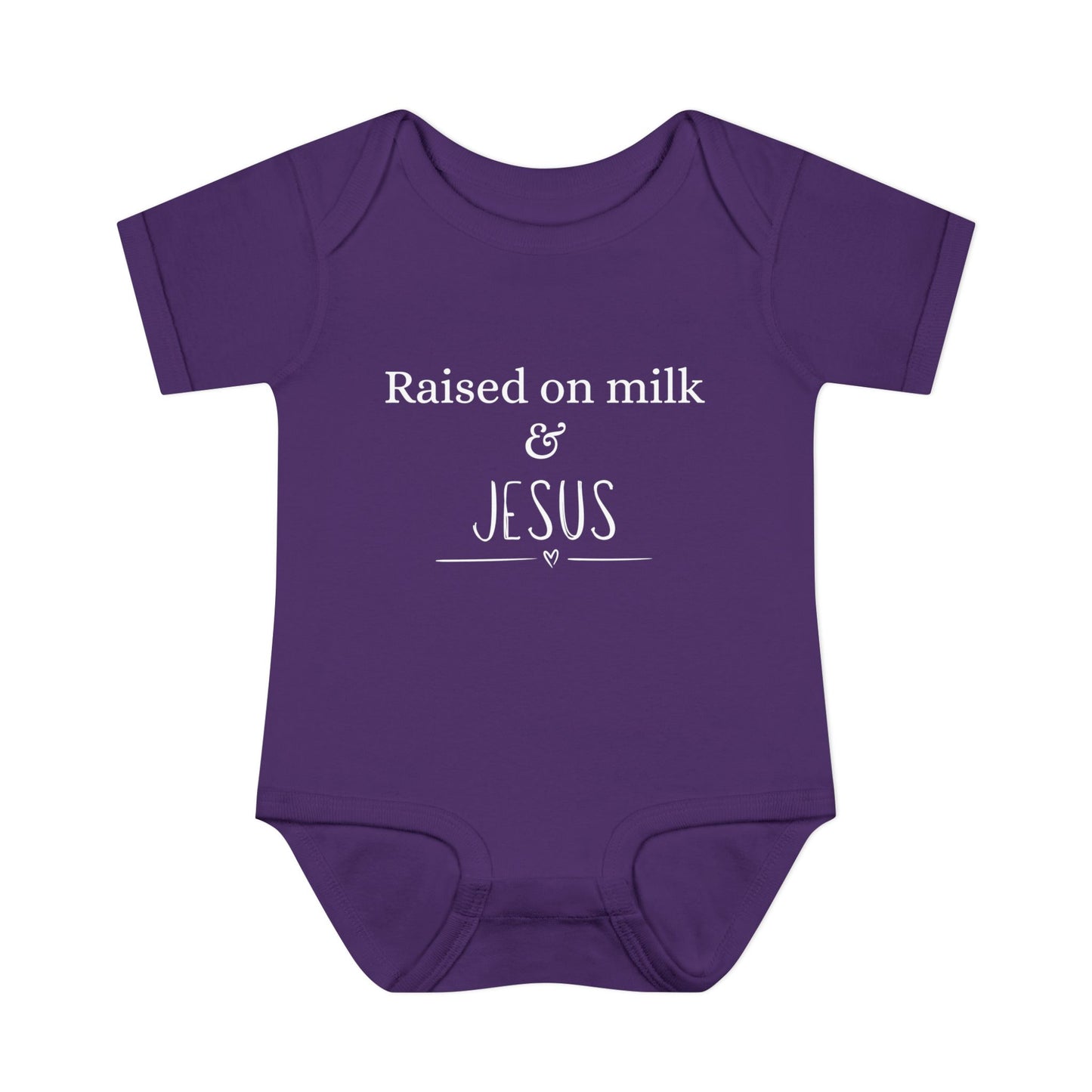 Raised on Milk & Jesus Onesie