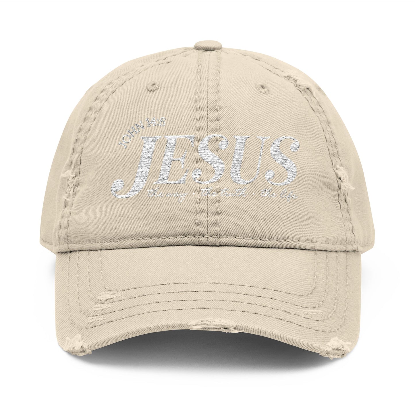 Jesus- John 14:6 Embroidered Cap