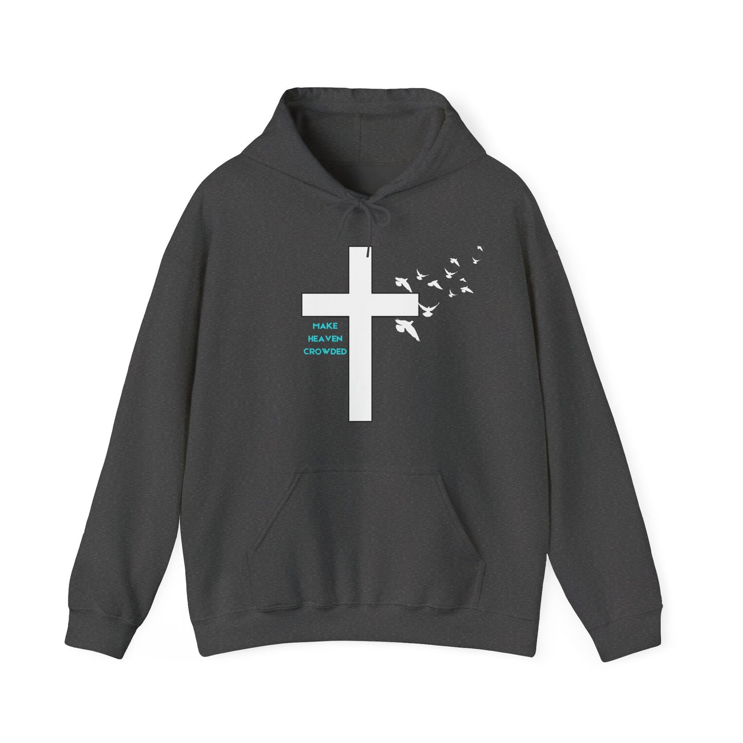 Make Heaven Crowded Cross Hoodie