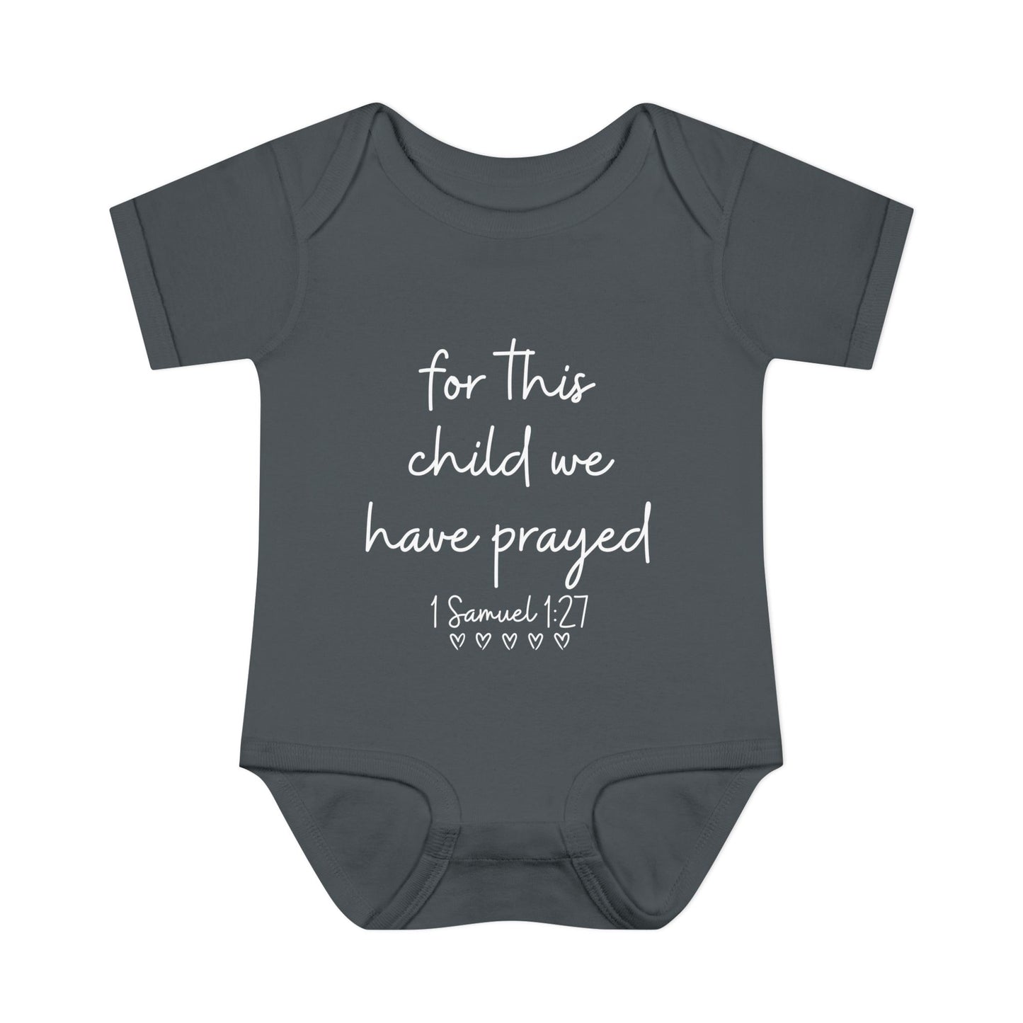 For This Child We Have Prayed Onesie