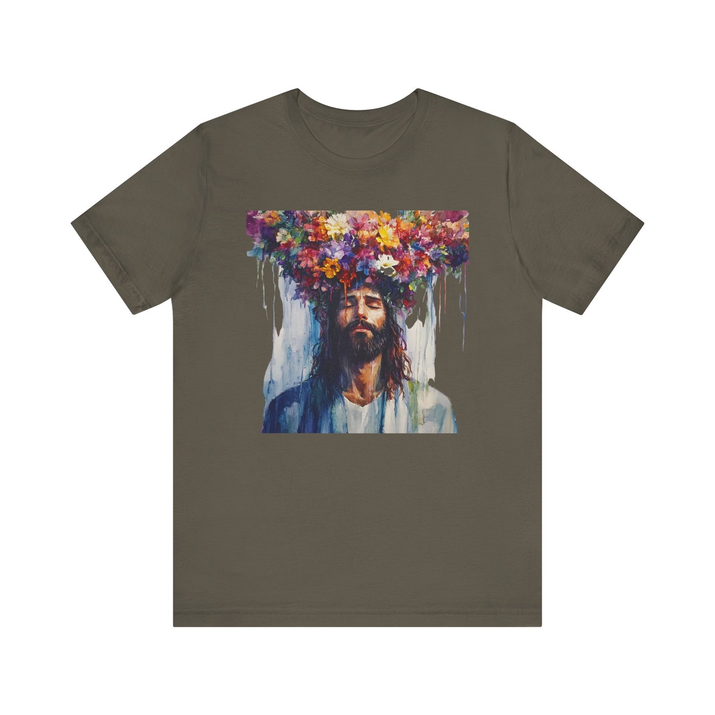 Flower Crown Jesus T-Shirt