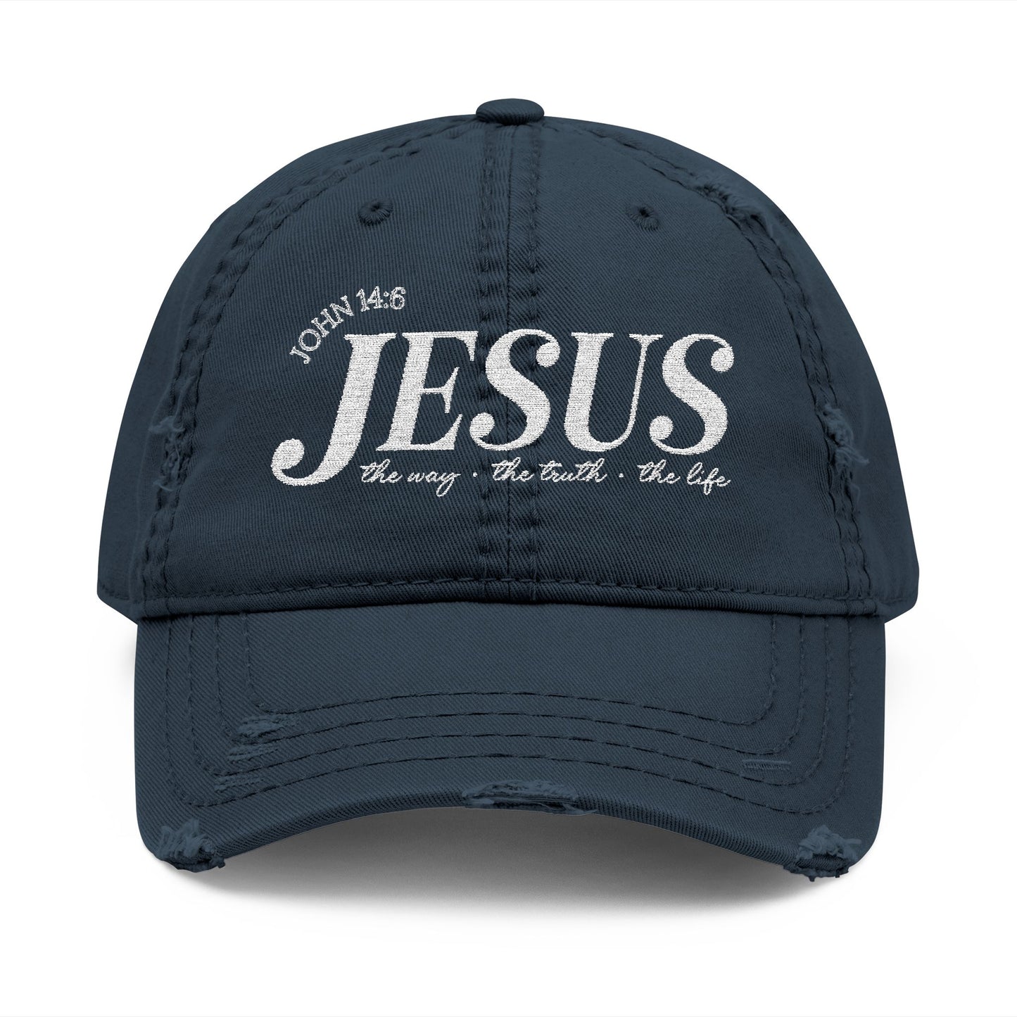 Jesus- John 14:6 Embroidered Cap