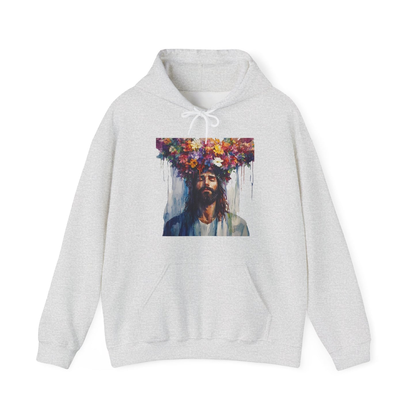 Flower Crown Jesus Hoodie