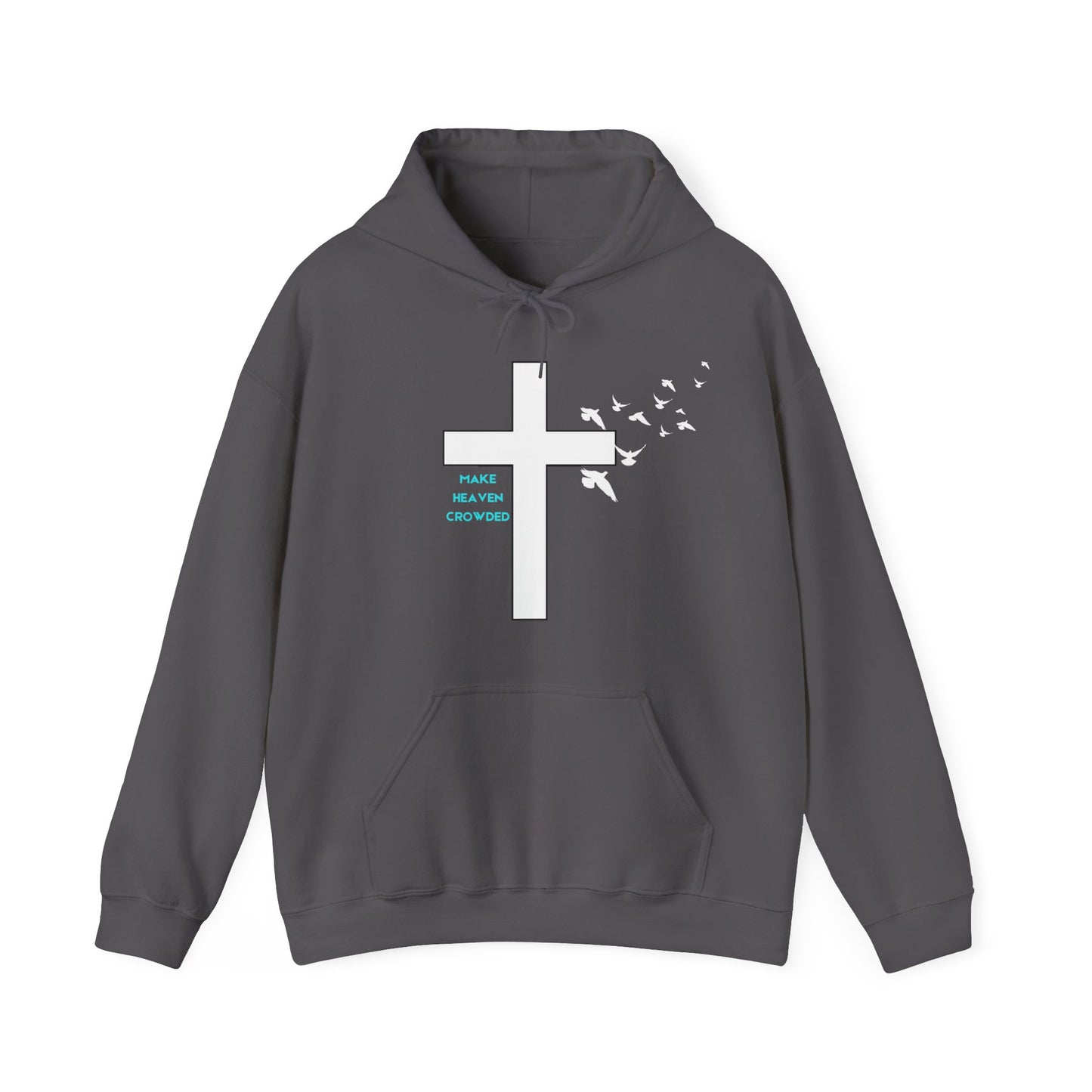 Make Heaven Crowded Cross Hoodie