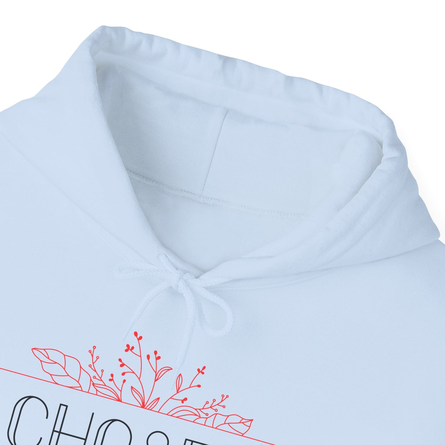 Chosen Flower Border Hoodie