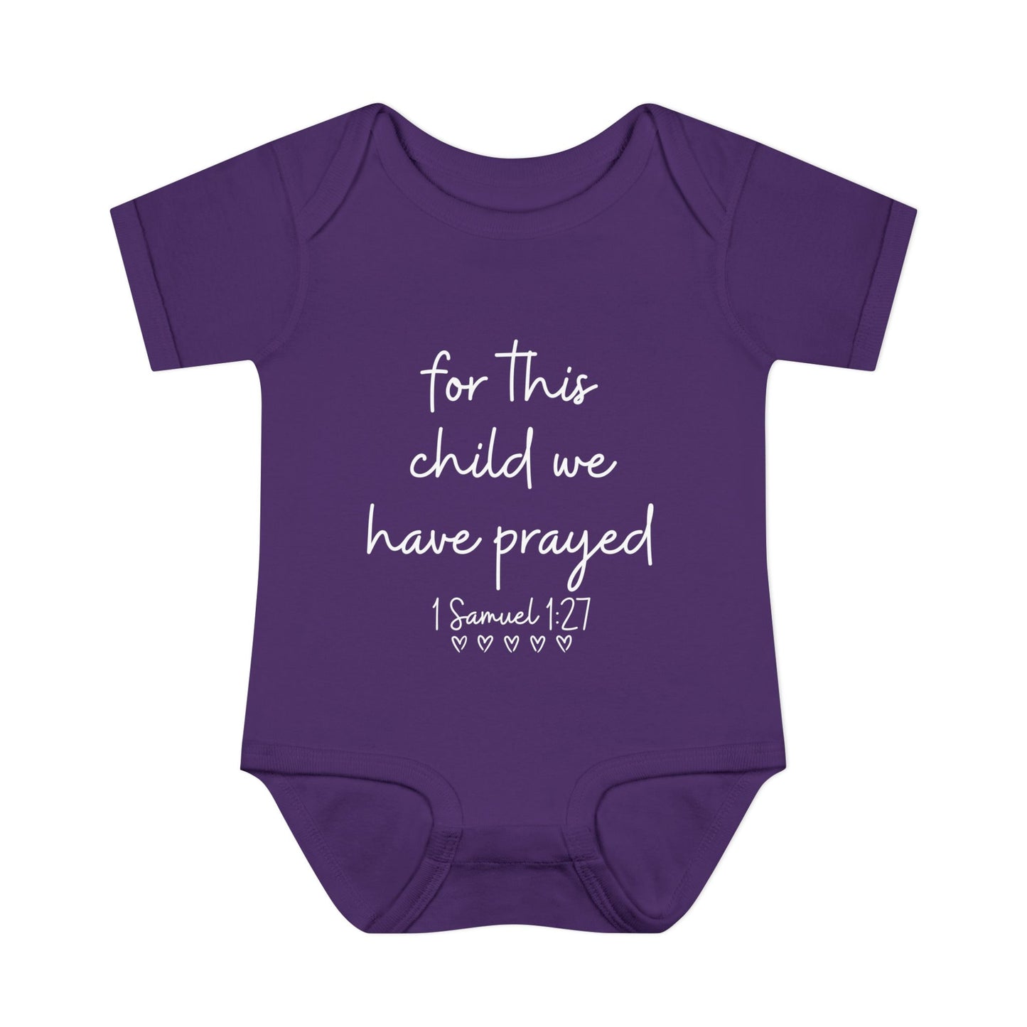 For This Child We Have Prayed Onesie