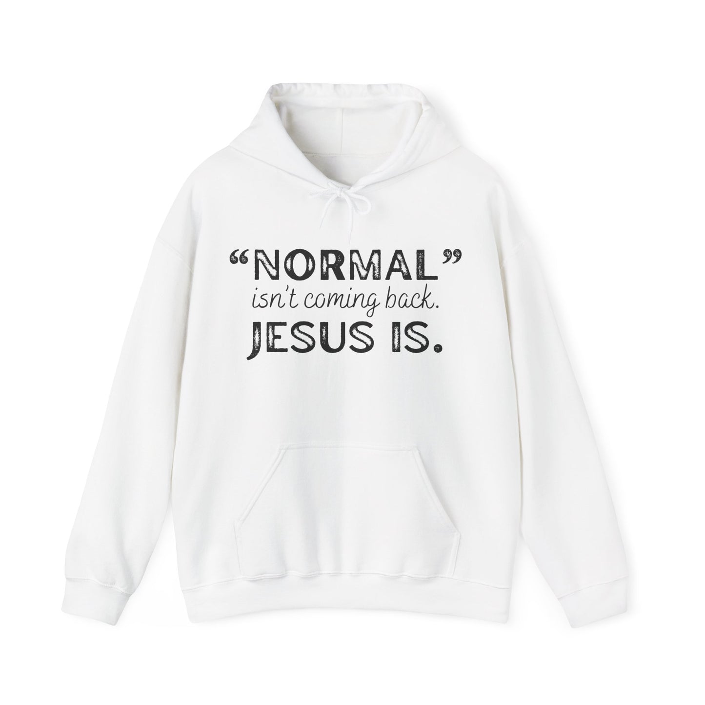 "Normal" Isn't Coming Back. Jesus Is Hoodie