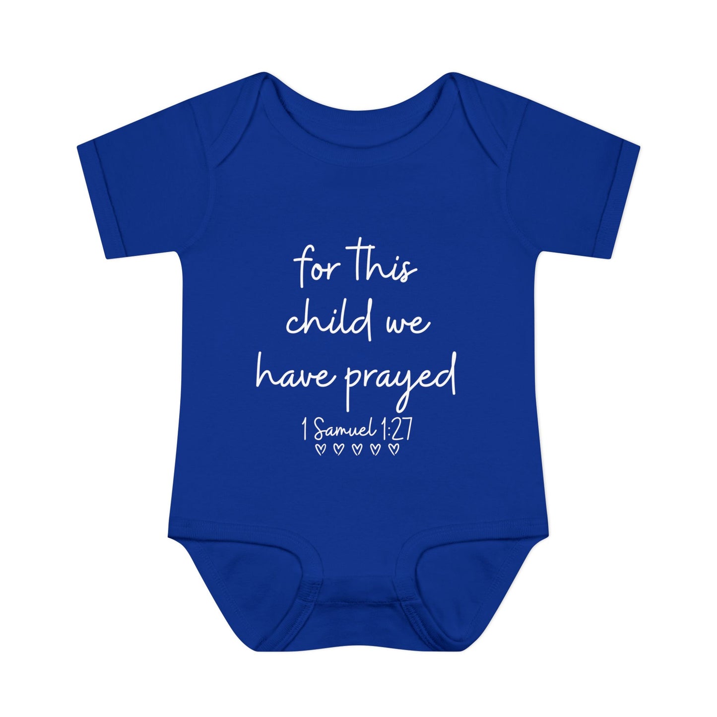 For This Child We Have Prayed Onesie