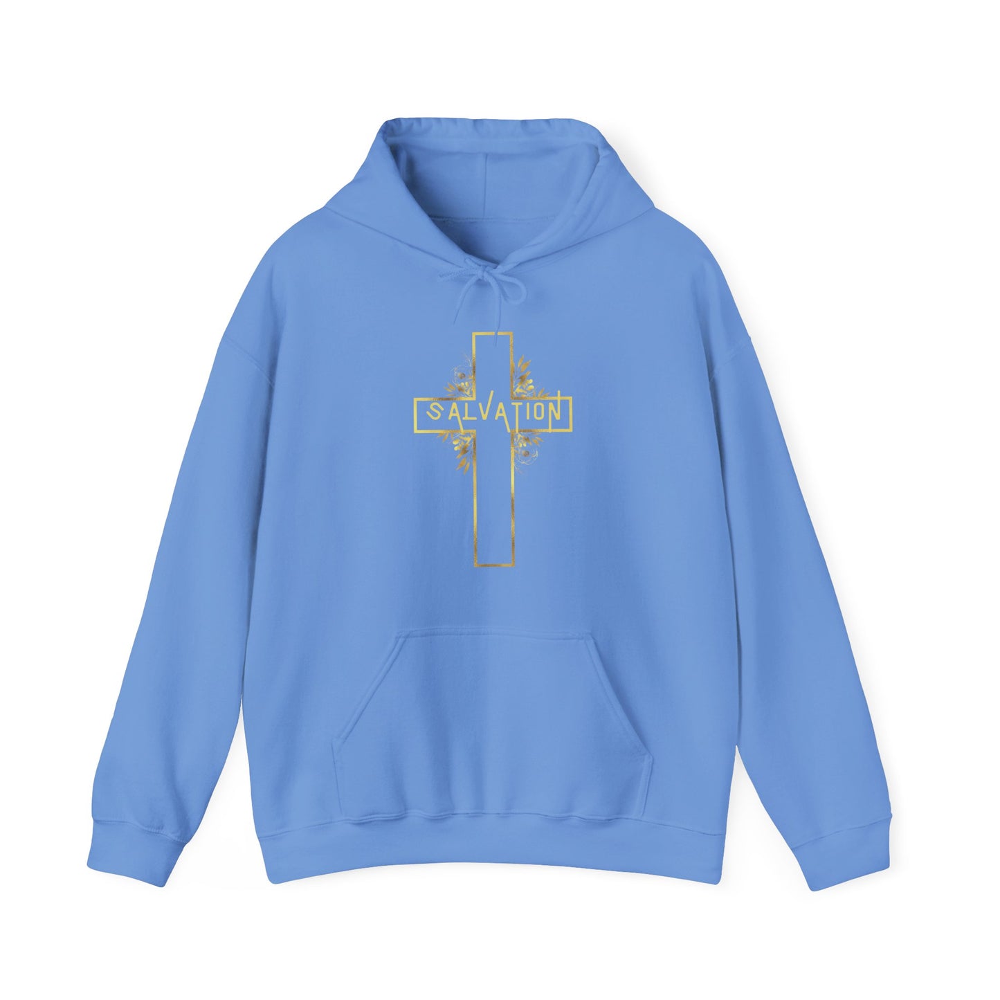 Salvation- Gold Cross Hoodie