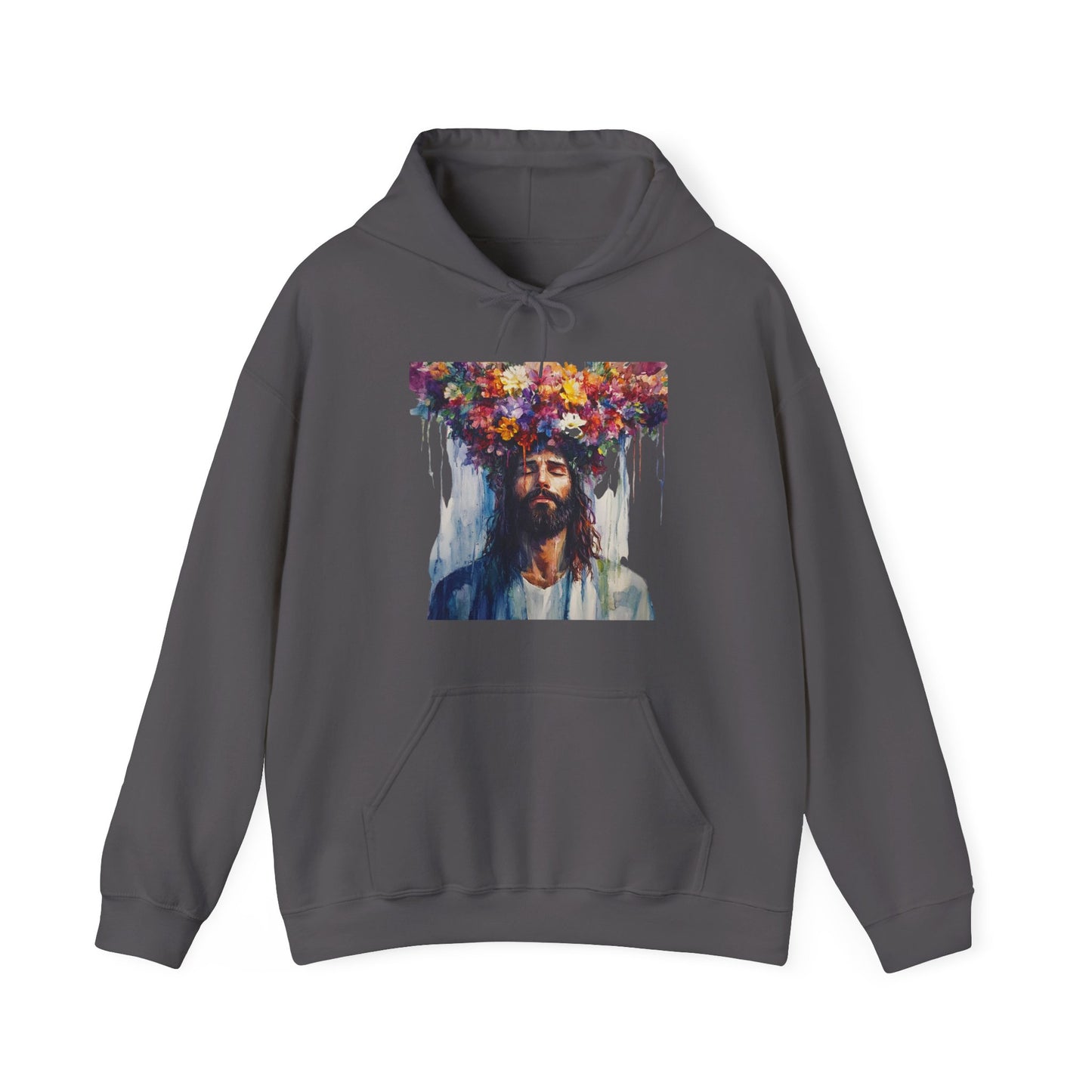Flower Crown Jesus Hoodie