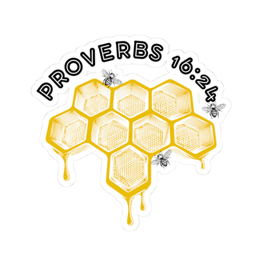 Proverbs 16:24 Sticker