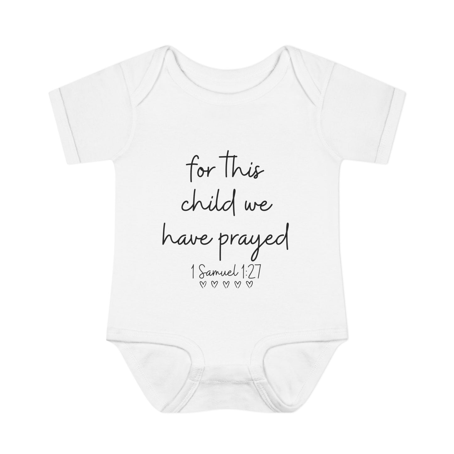 For This Child We Have Prayed Onesie