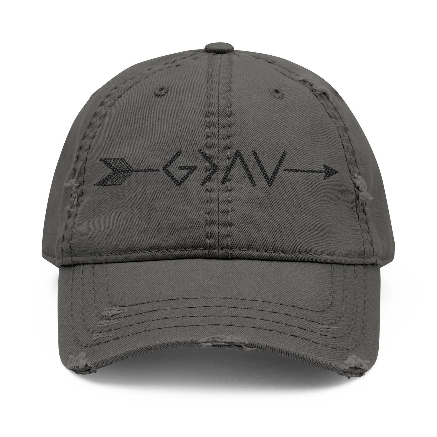 God is Greater- Arrow Embroidered Cap