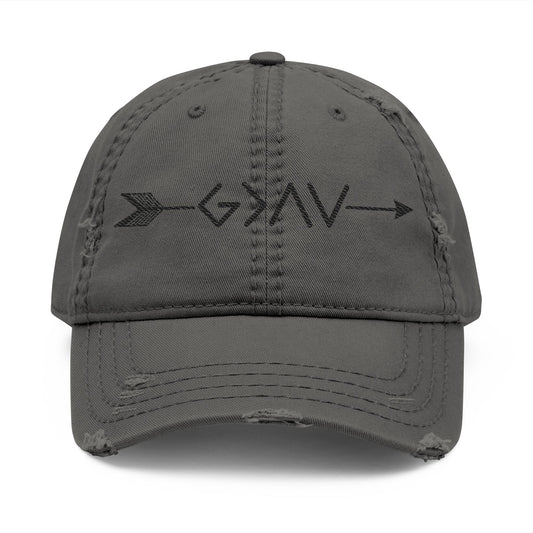 God is Greater- Arrow Embroidered Cap