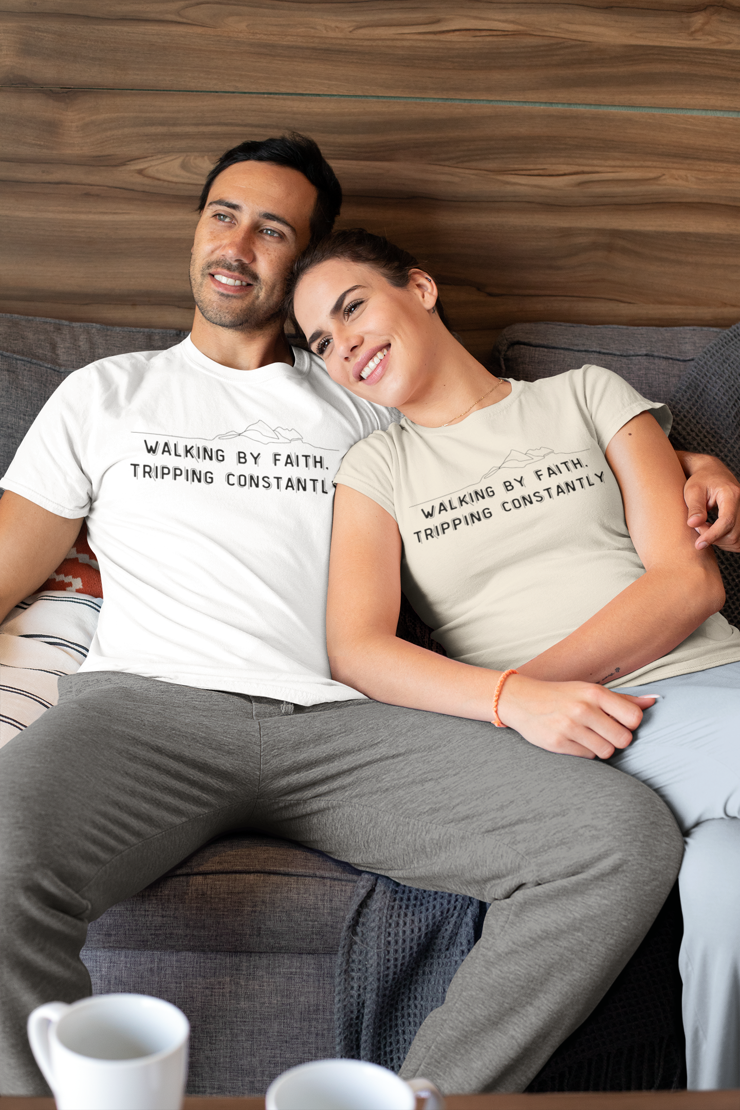 Walking By Faith. Tripping Constantly T-Shirt
