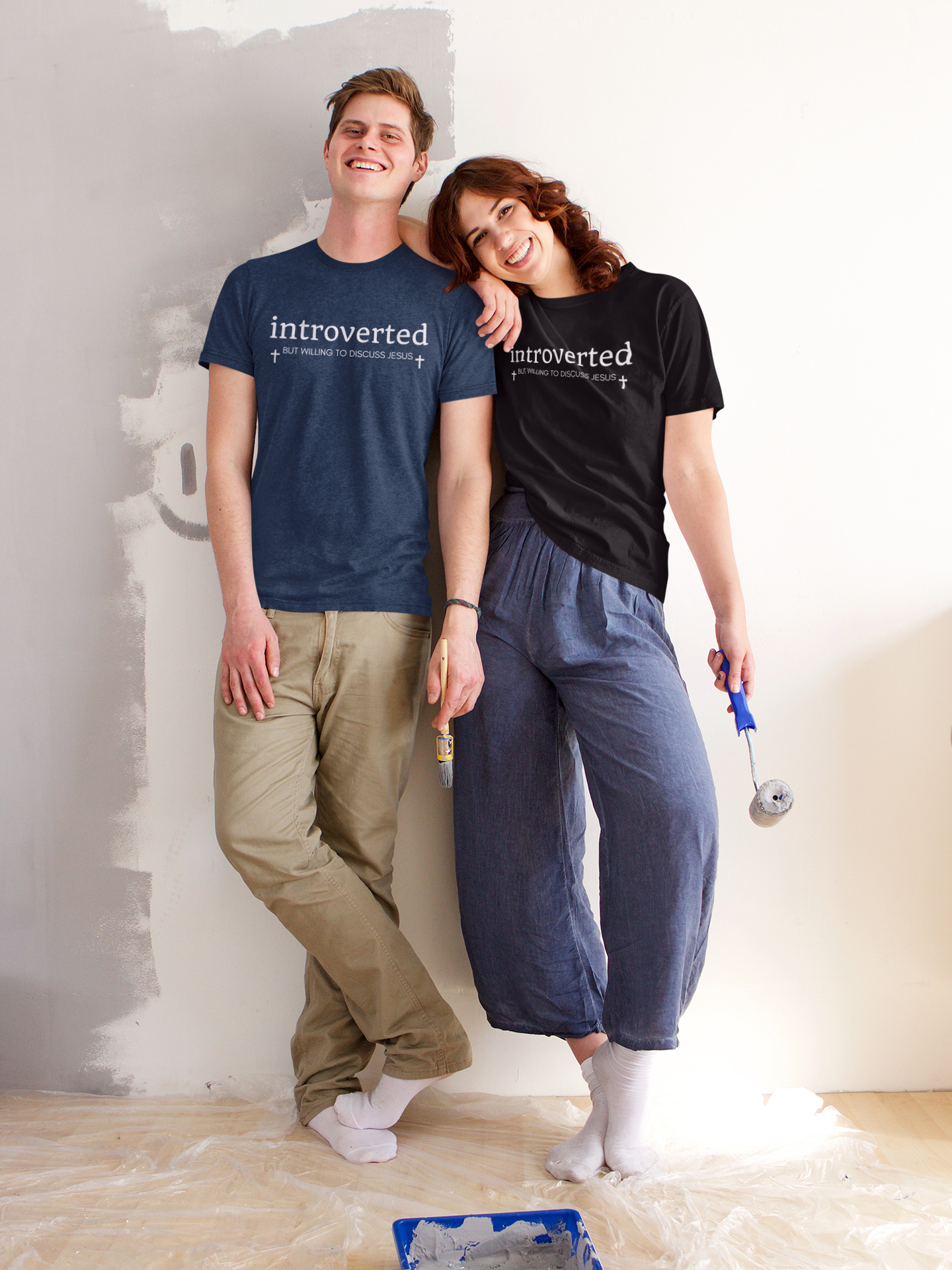 Introverted but Willing to Discuss Jesus T-Shirt