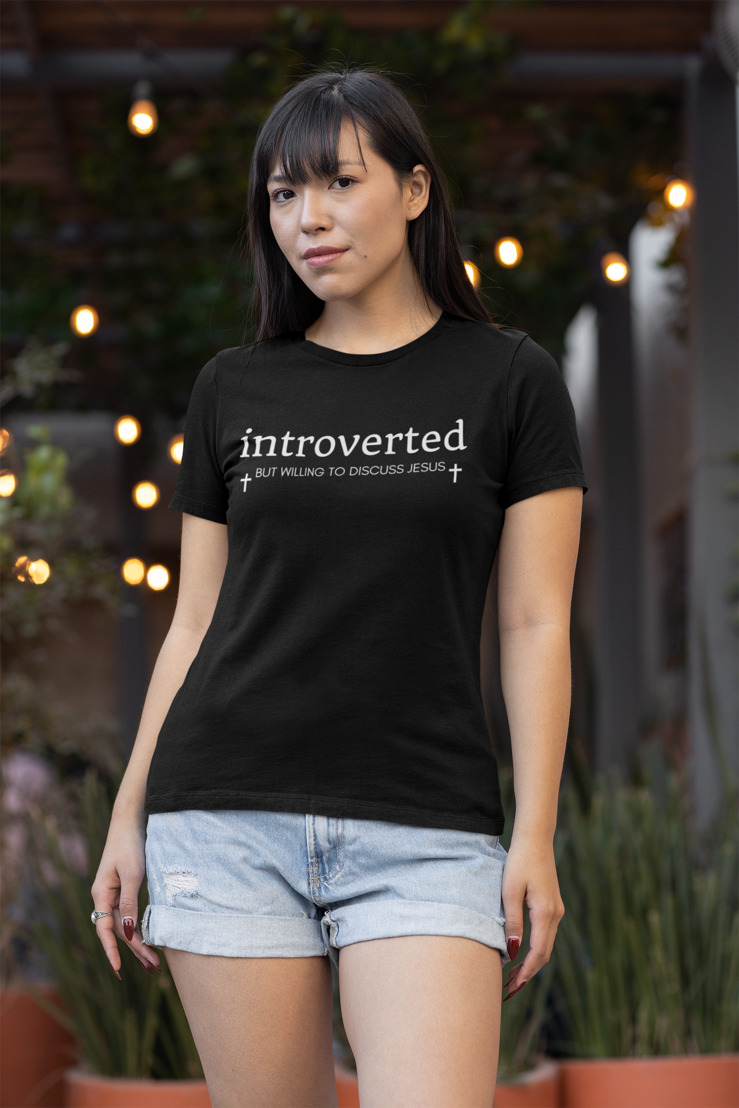 Introverted but Willing to Discuss Jesus T-Shirt