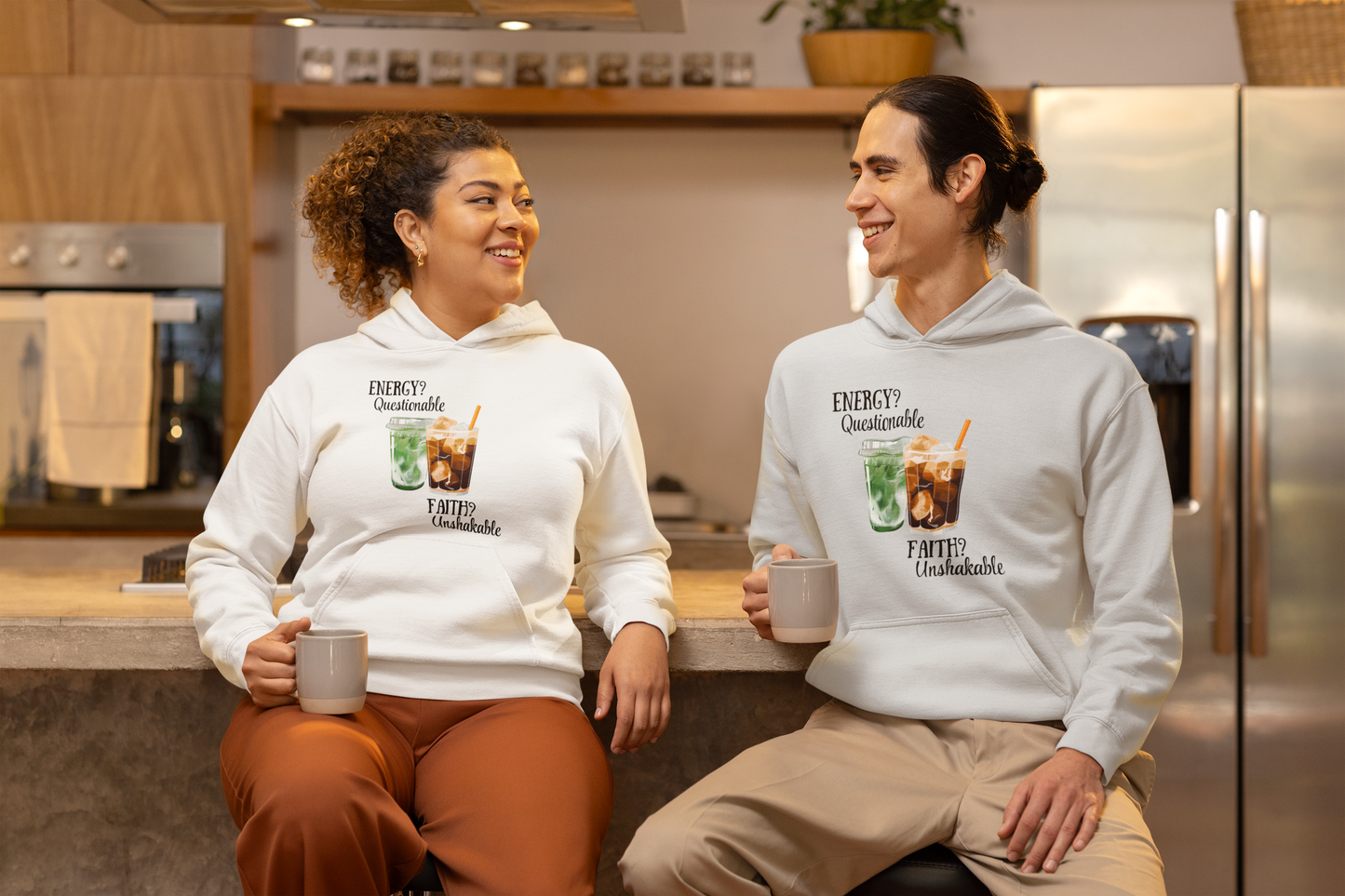 Energy? Questionable. Faith? Unshakable. Hoodie
