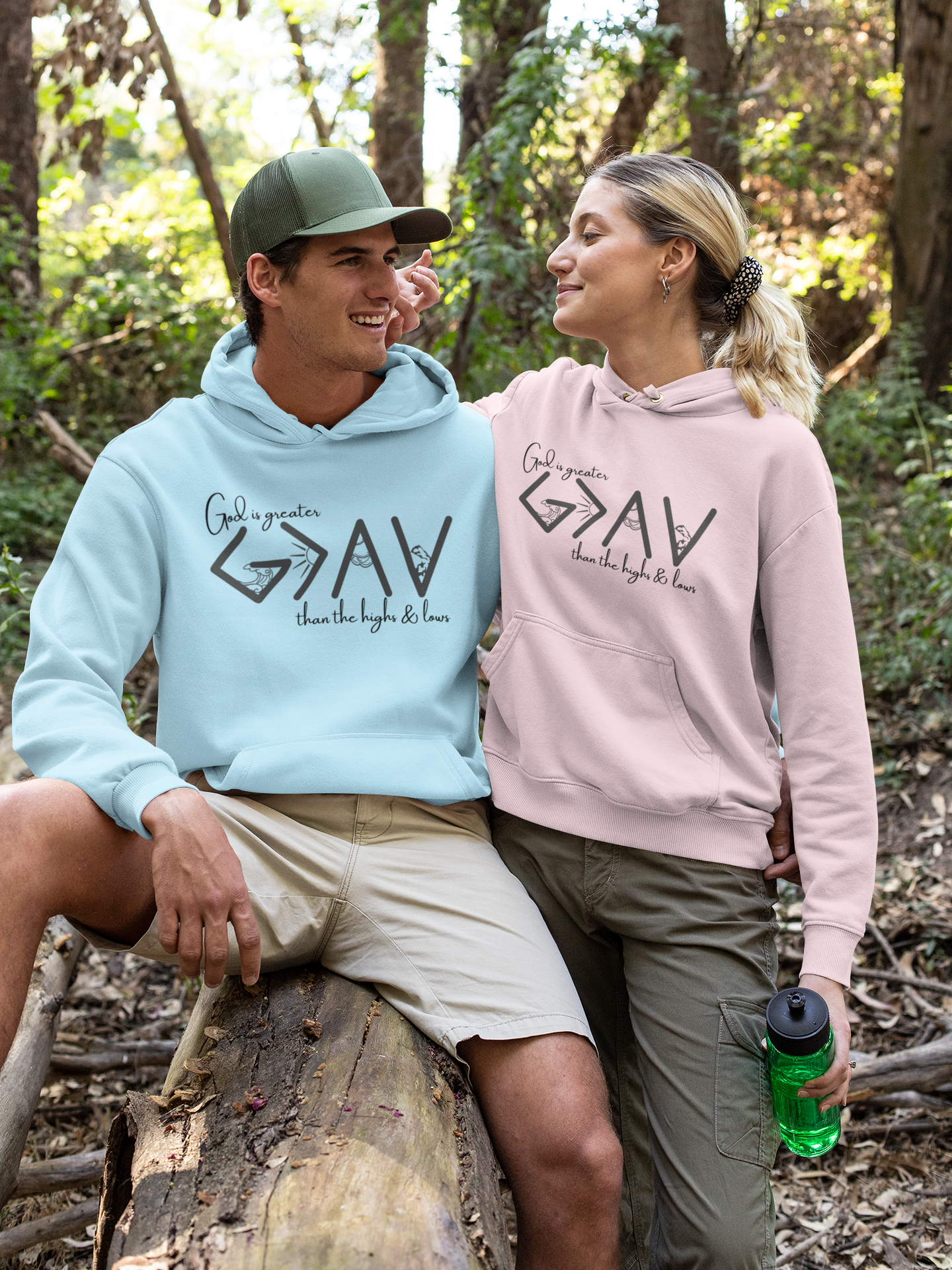 God is Greater than the Highs and Lows Hoodie