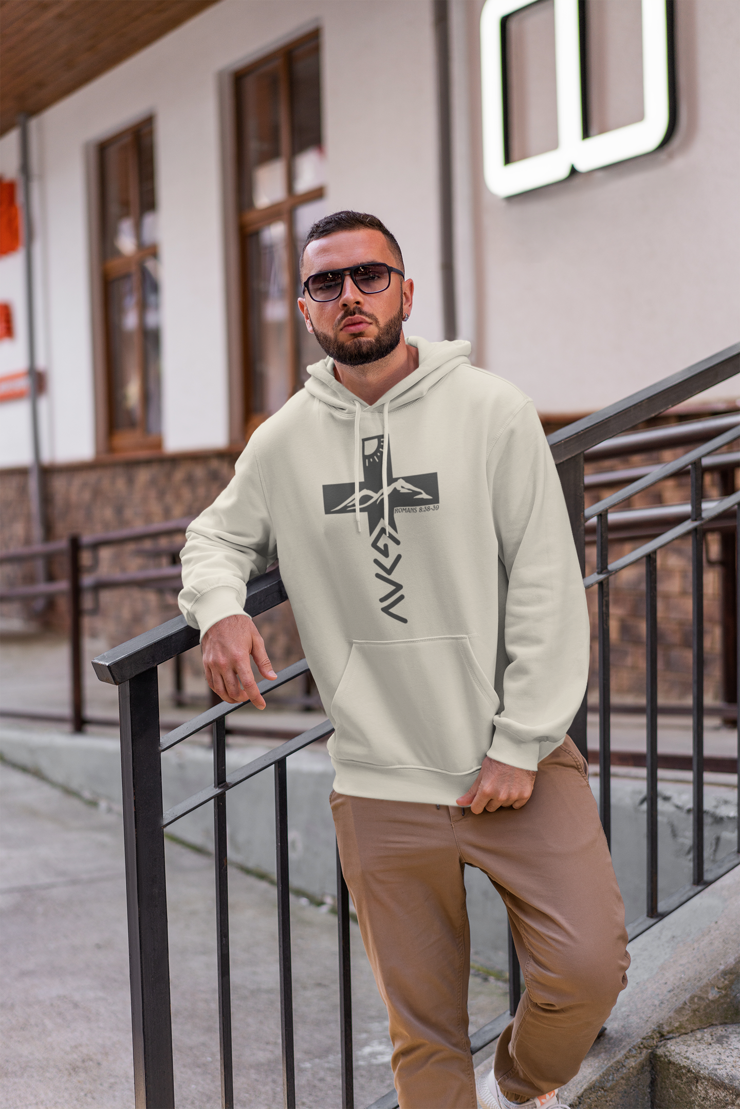 God Is Greater Cross Hoodie
