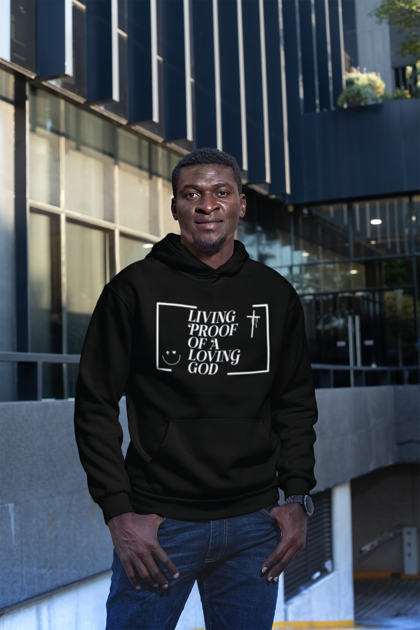 Living Proof of a Loving God Hoodie