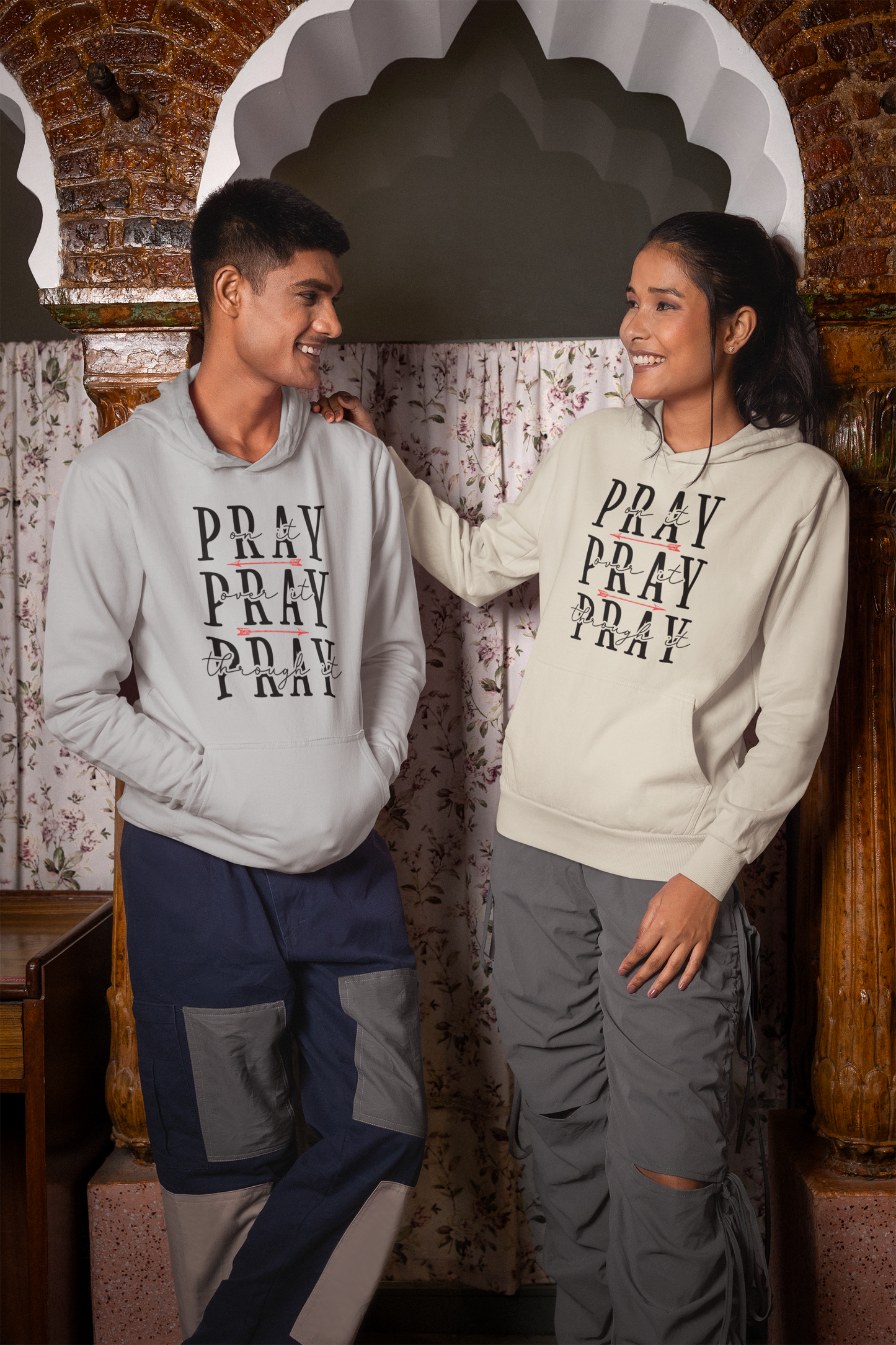 Pray On It, Over It, Through It Hoodie