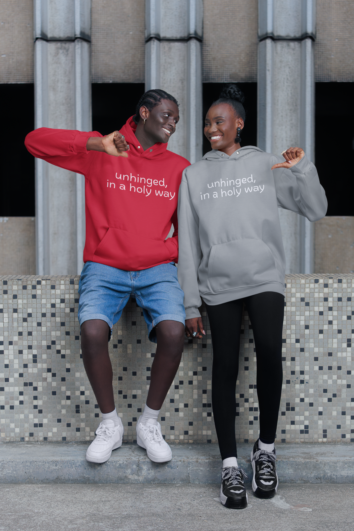 Unhinged, in a Holy Way Hoodie