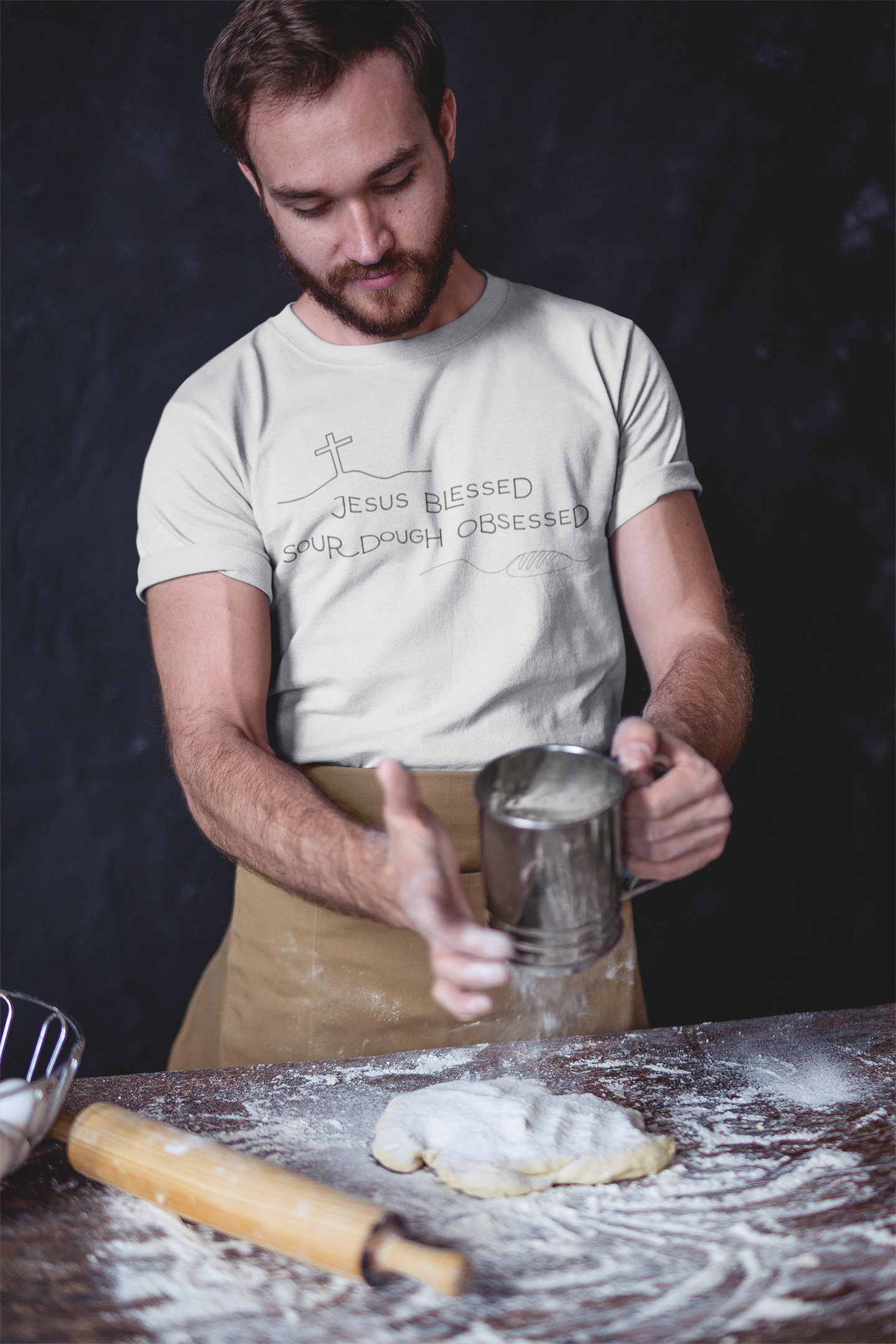 Jesus Blessed. Sourdough Obsessed T-Shirt