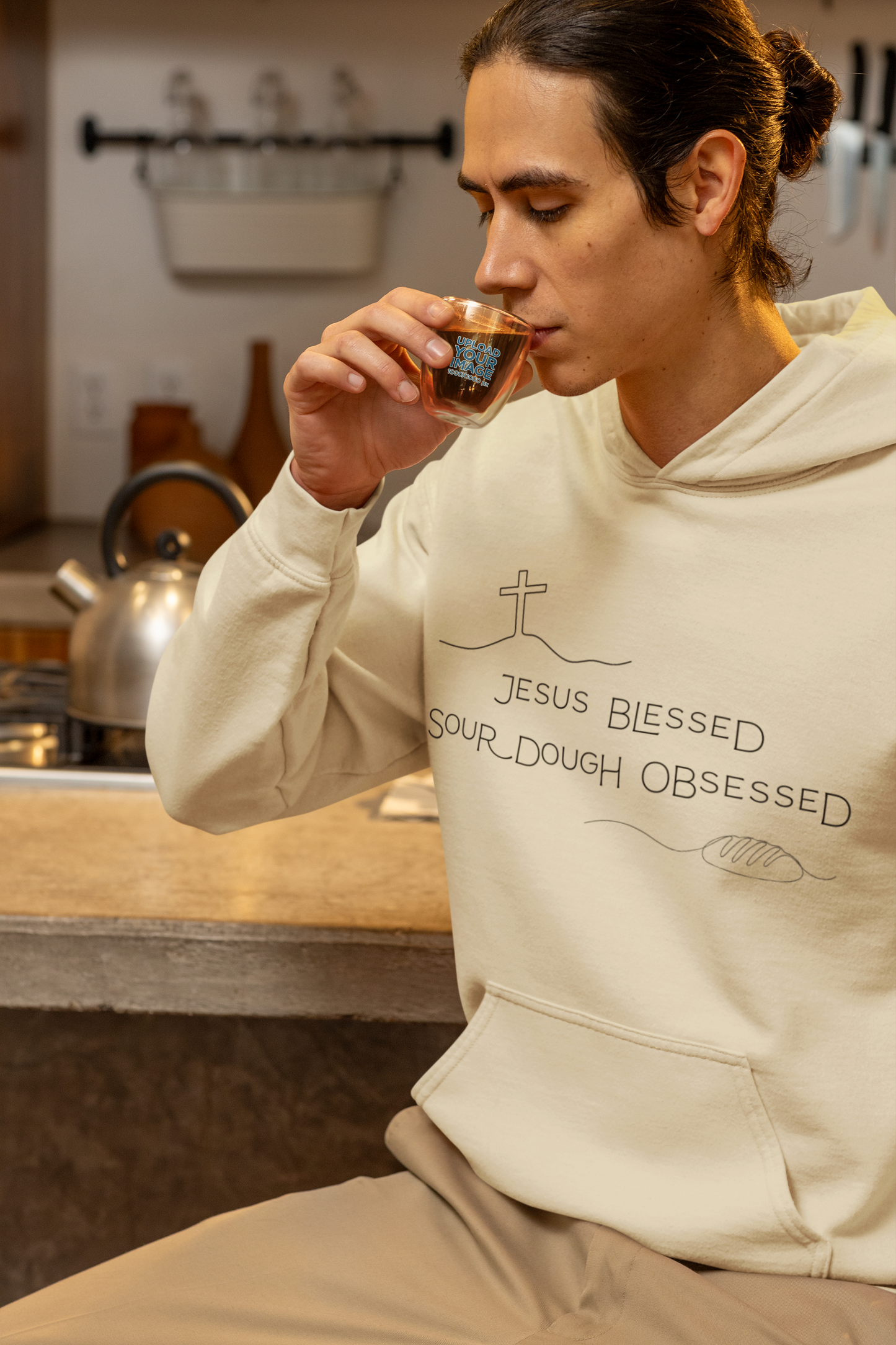 Jesus Blessed. Sourdough Obsessed Hoodie
