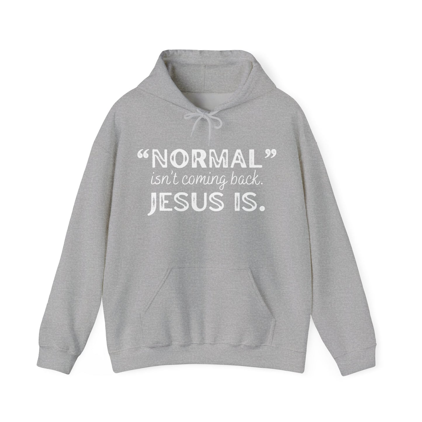 "Normal" Isn't Coming Back. Jesus Is Hoodie