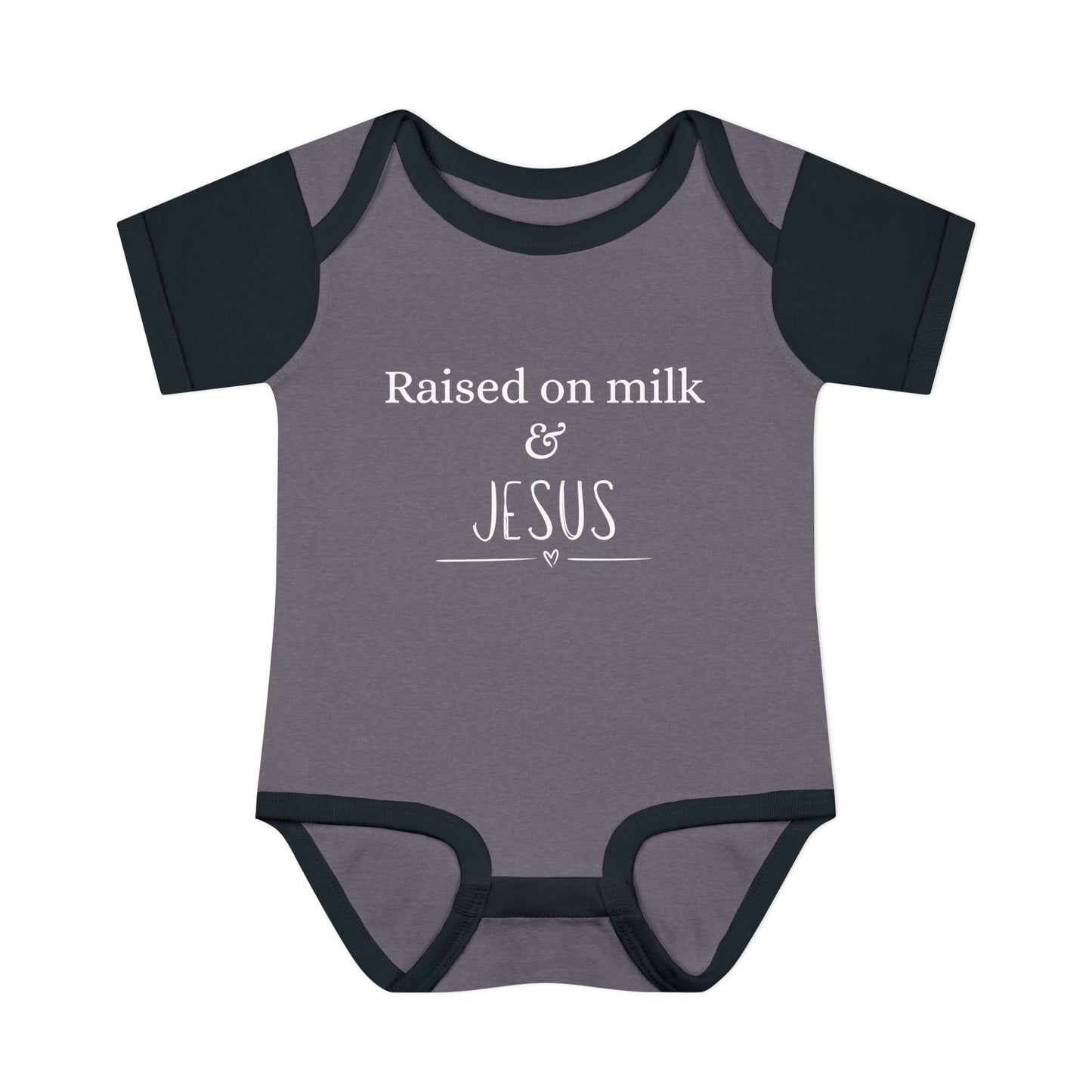 Raised on Milk & Jesus Onesie
