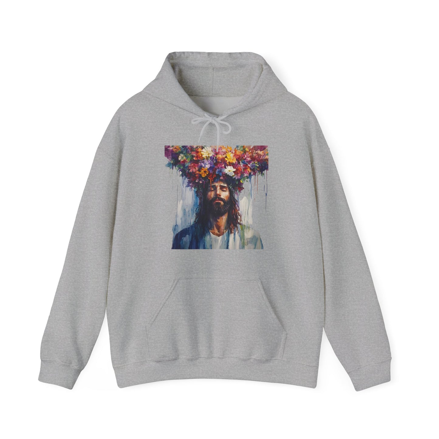 Flower Crown Jesus Hoodie