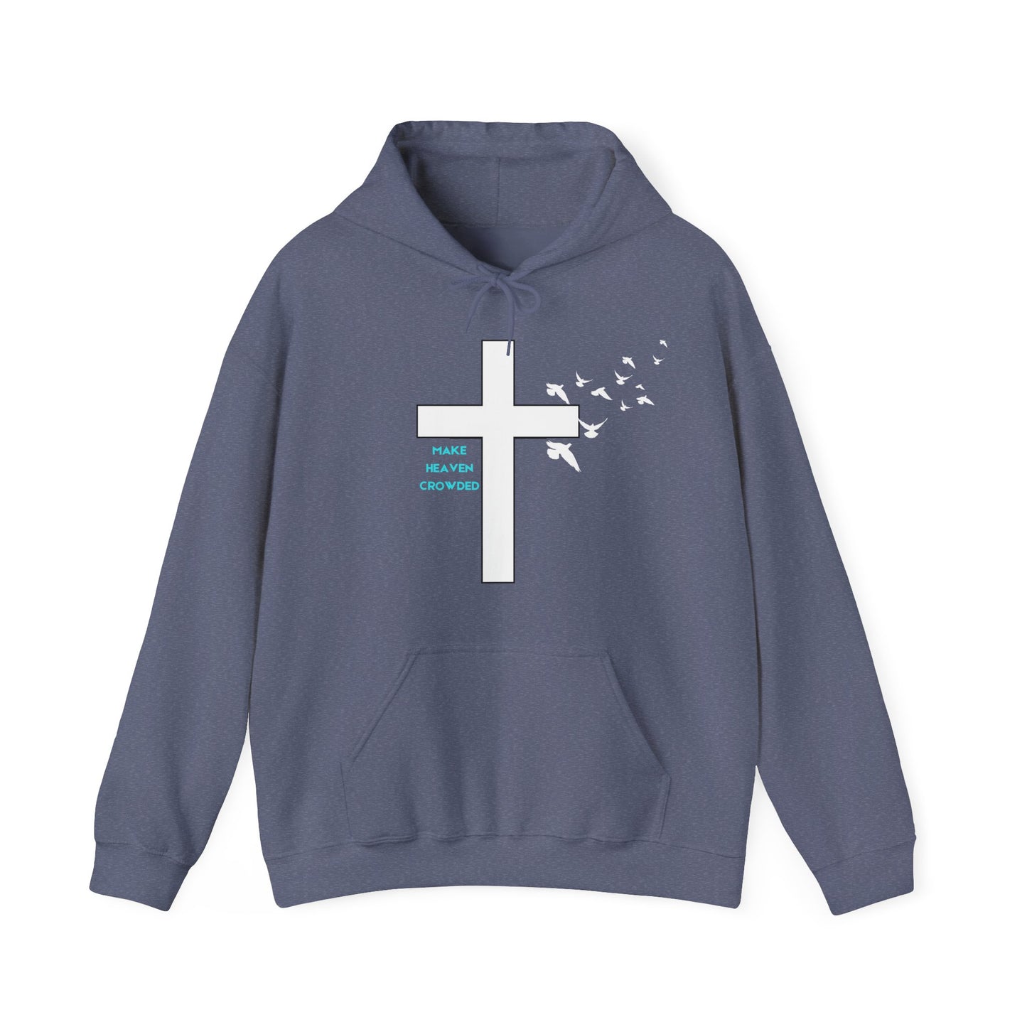 Make Heaven Crowded Cross Hoodie