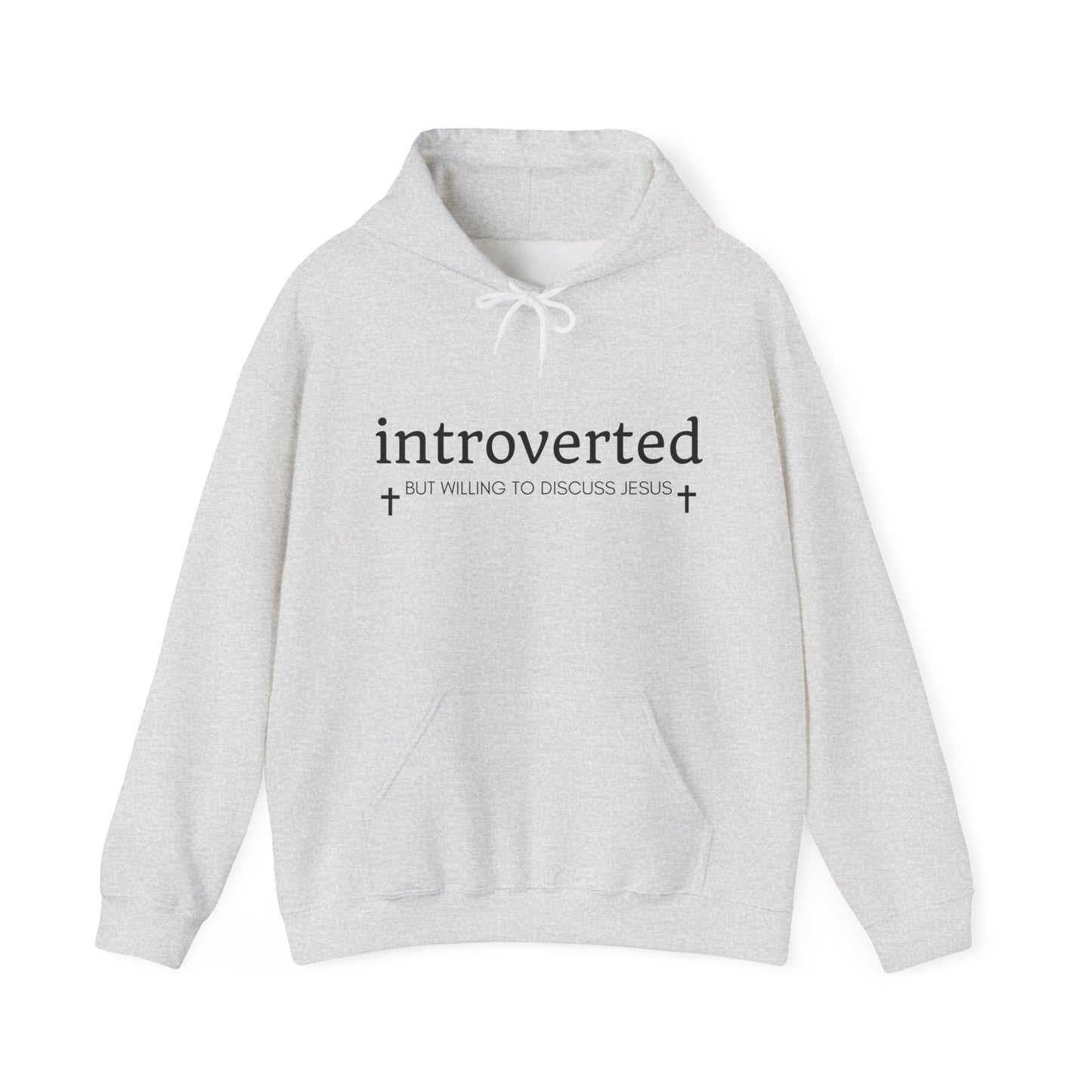 Introverted but Willing to Discuss Jesus Hoodie