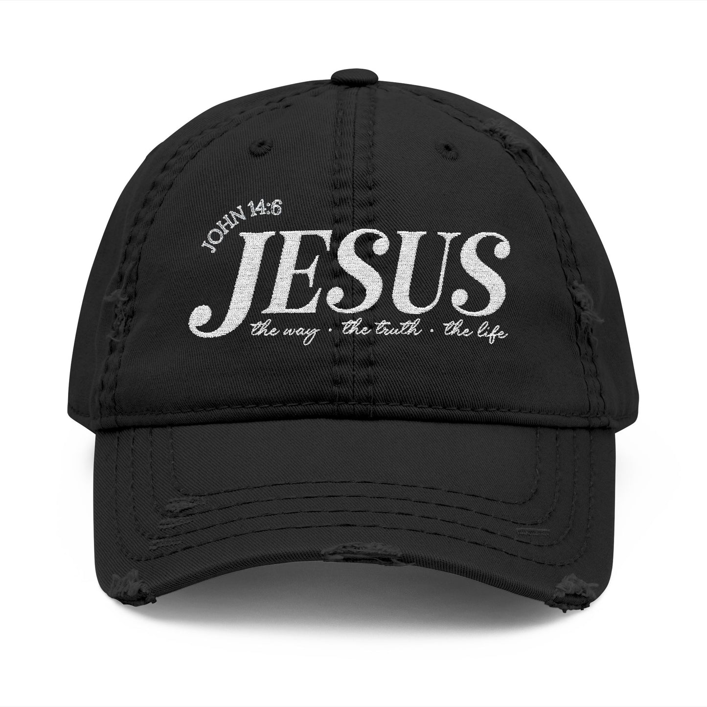 Jesus- John 14:6 Embroidered Cap