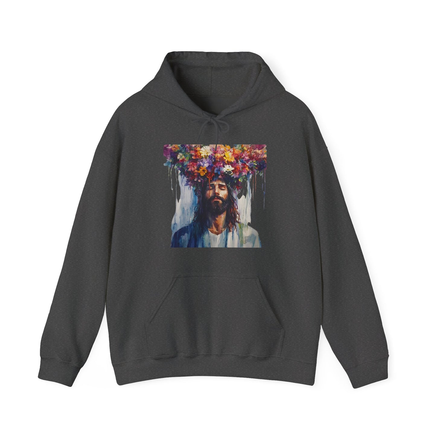 Flower Crown Jesus Hoodie