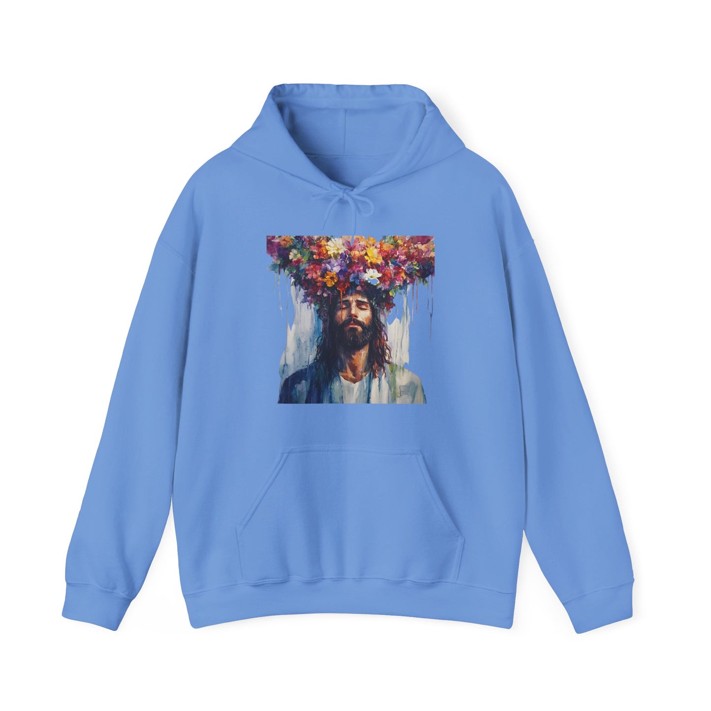 Flower Crown Jesus Hoodie