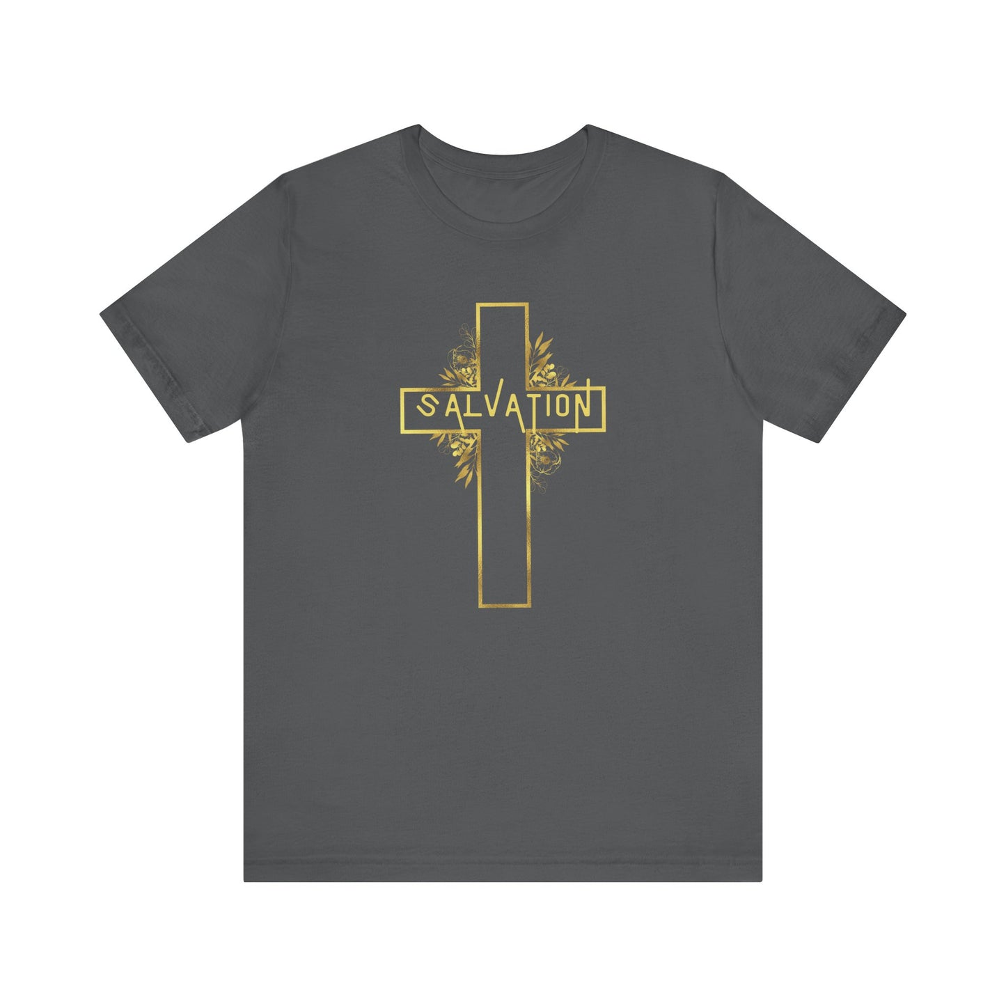 Salvation- Gold Cross T-Shirt