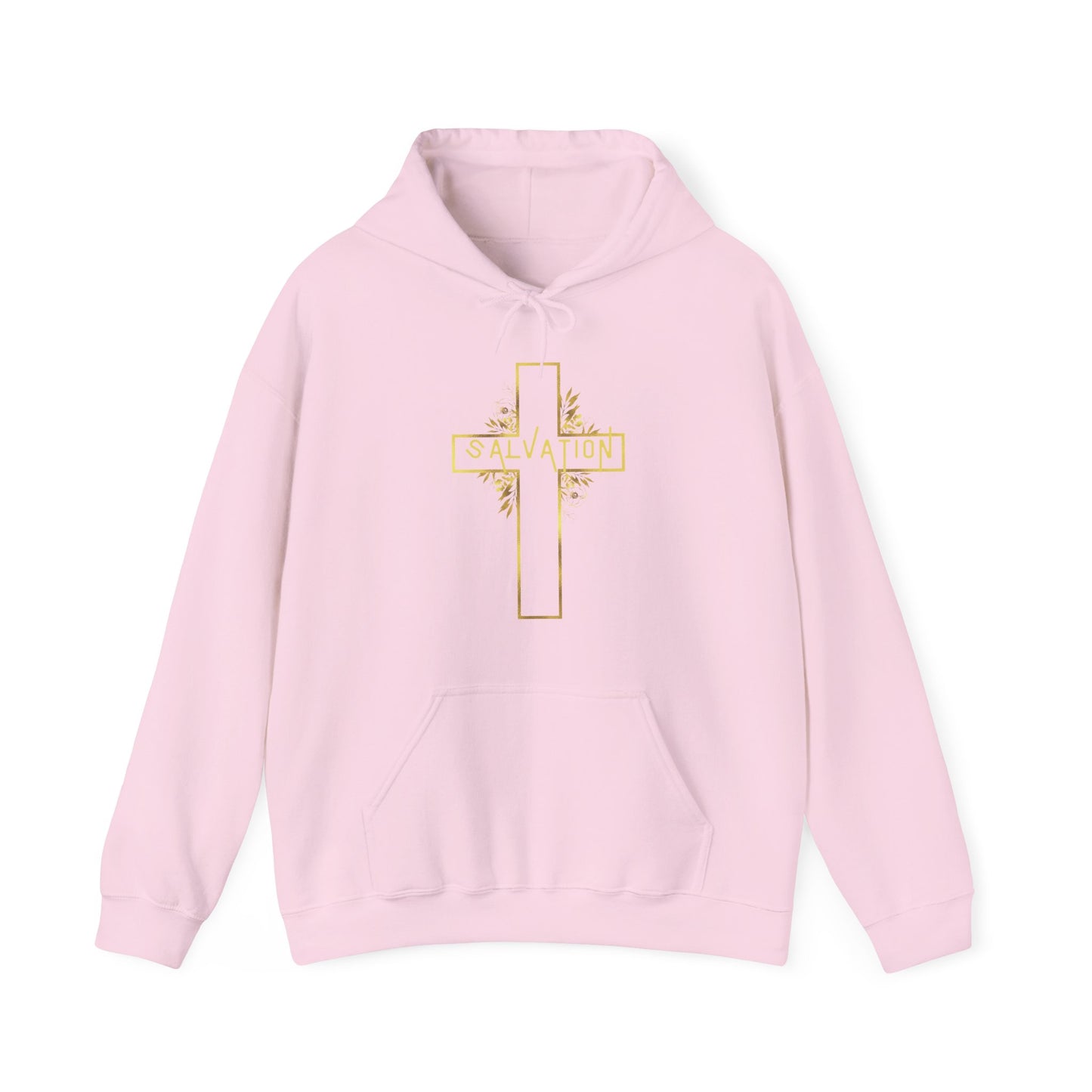 Salvation- Gold Cross Hoodie