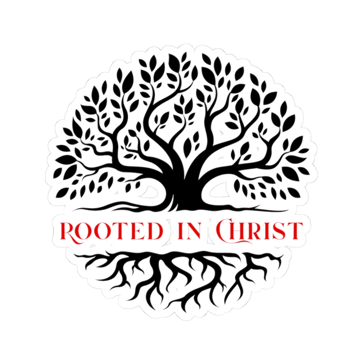 Rooted in Christ Sticker