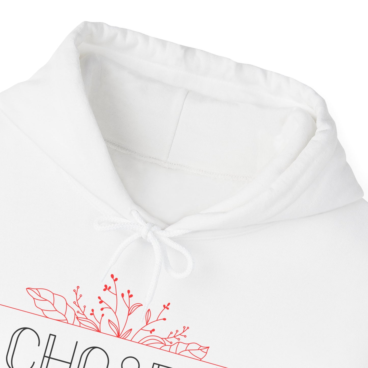 Chosen Flower Border Hoodie