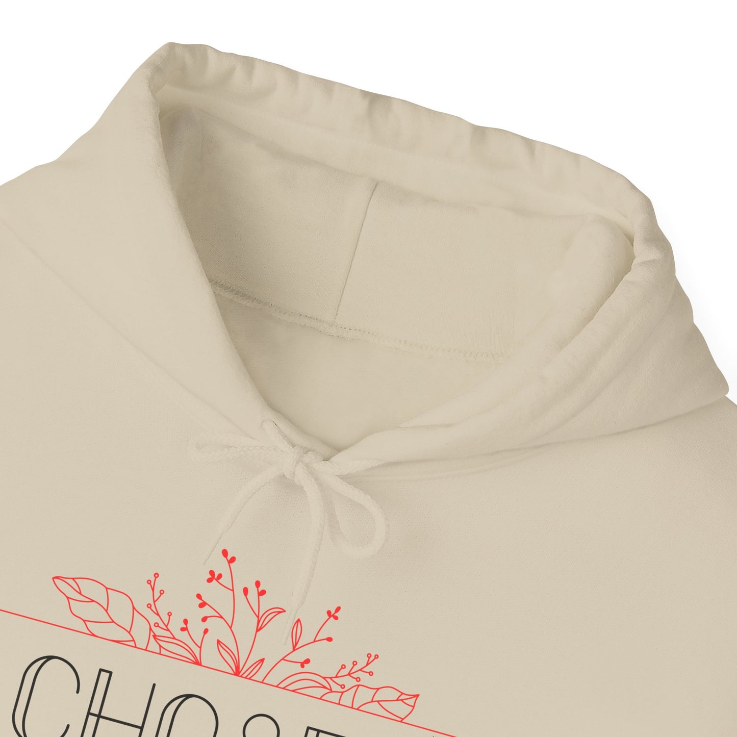 Chosen Flower Border Hoodie