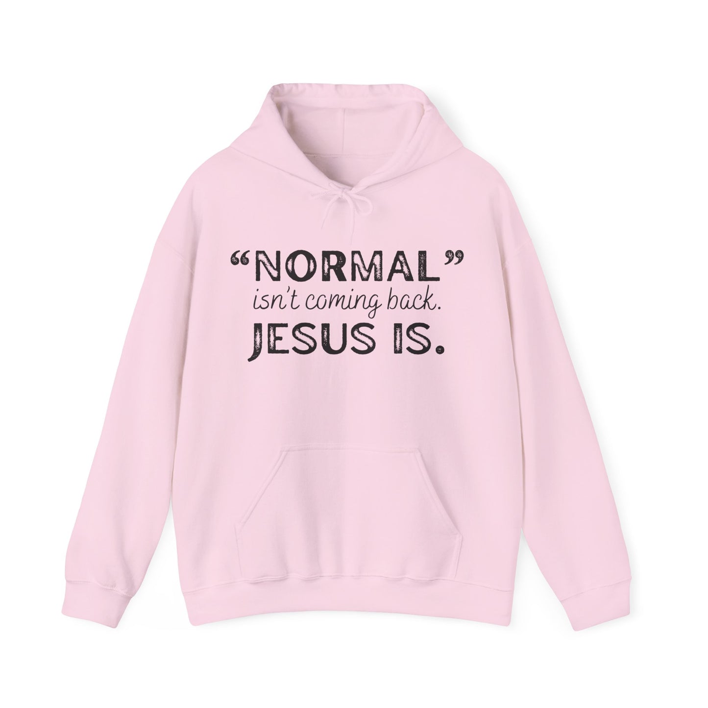 "Normal" Isn't Coming Back. Jesus Is Hoodie