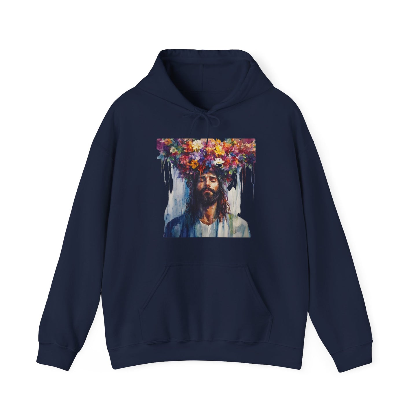 Flower Crown Jesus Hoodie