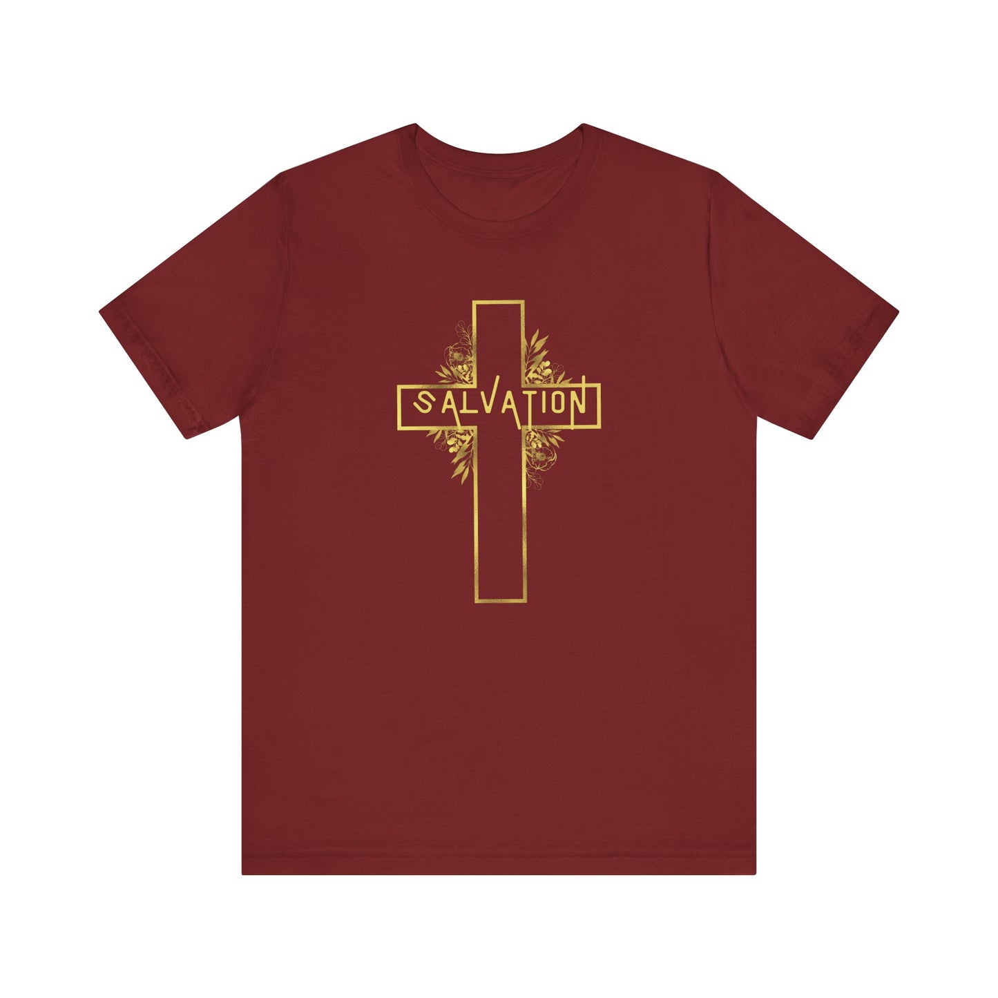 Salvation- Gold Cross T-Shirt
