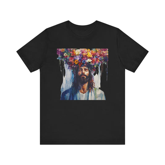 Flower Crown Jesus T-Shirt