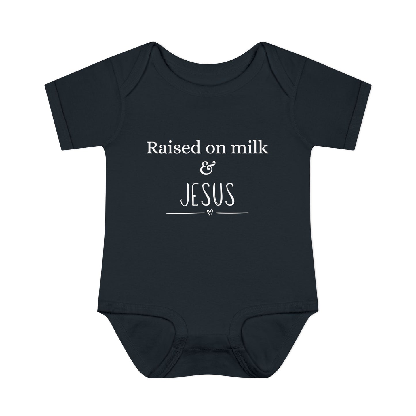 Raised on Milk & Jesus Onesie